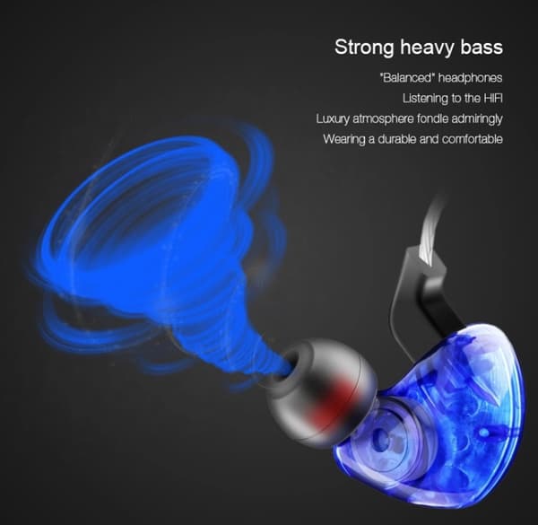 JXV In-ear Hörlurar med Mic In-lineControl (Earphone)