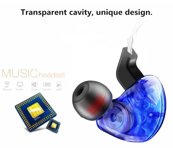 JXV In-ear Hörlurar med Mic In-lineControl (Earphone)