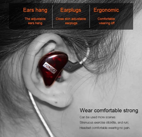 JXV In-ear Hörlurar med Mic In-lineControl (Earphone)