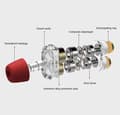 Miniatyrbild 10 av 11: LongsDom Dual-core In-ear