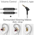 Miniatyrbild 11 av 11: LongsDom Dual-core In-ear