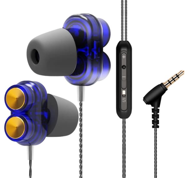 LANGSDOM Dubbla Högtalare In-ear