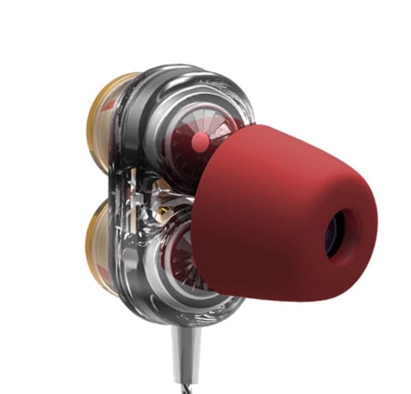 LANGSDOM Dubbla Högtalare In-ear