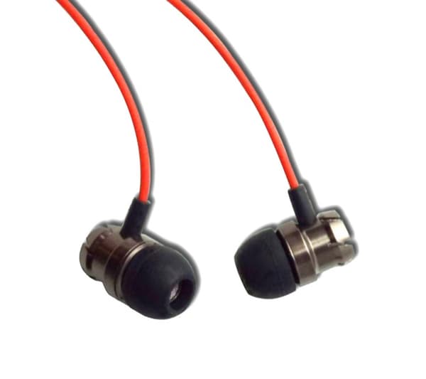 MX75 Hurricane In-ear Hörlurar Svart/Röd