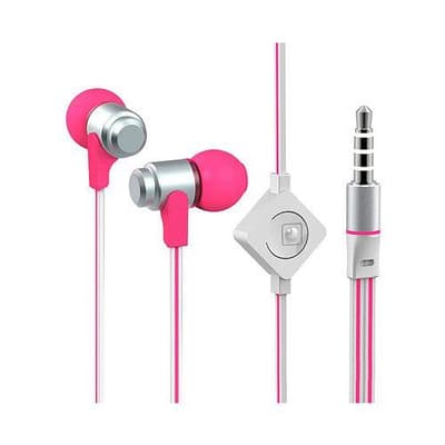Wallytech WHF-116 (Pink/Sølv) Headset m/ Mic