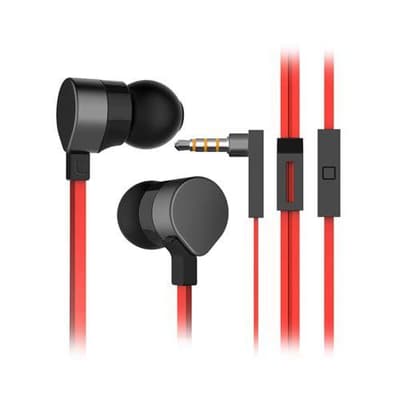 Wallytech WHF-125 (Grå/Rød) Headset m/ Volume Styring & Mic