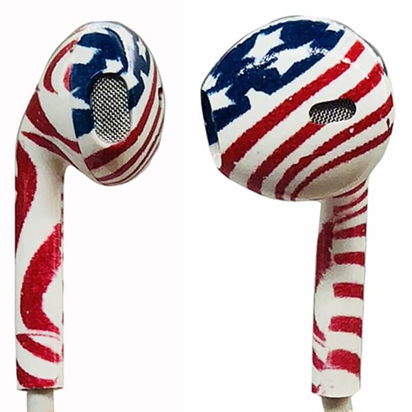 Hörlurar STARS´N STRIPES från LEMAN (Universala)