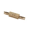Miniatyrbild 1 av 4: Pläterad Adapterkontakt 3.5mm hane-hane, guldfärgad