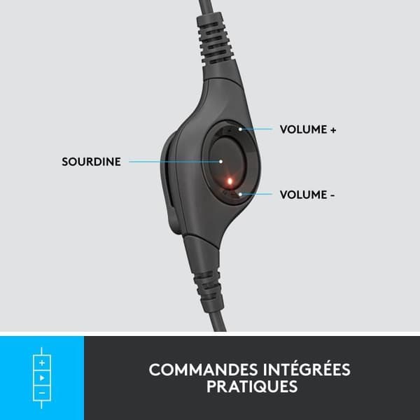 LOGITECH USB trådbundet headset - H390