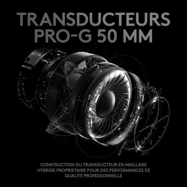 LOGITECH PRO X Gaming Headset Svart