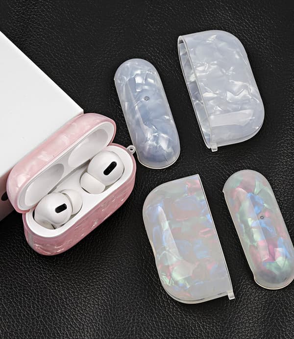 Airpods Pro Shell i Syntetisk perlemor med krok