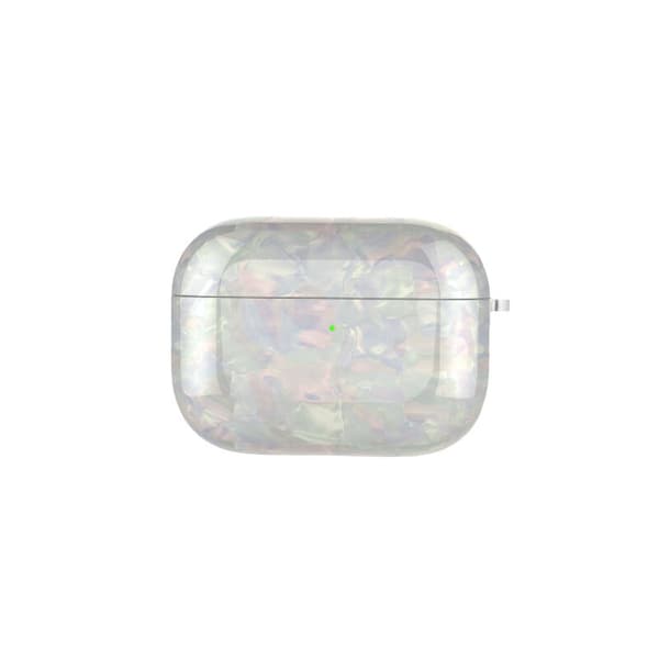 Airpods Pro Shell i Syntetisk perlemor med krok Sølv One-size