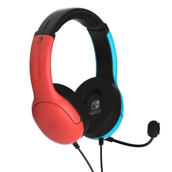 PDP LVL40 blå / rött headset för switch