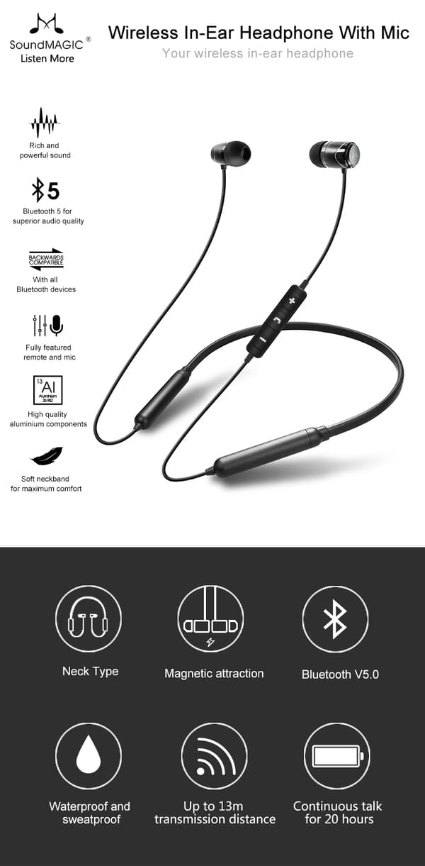 SoundMAGIC Combo pack E11BT och E80CRG