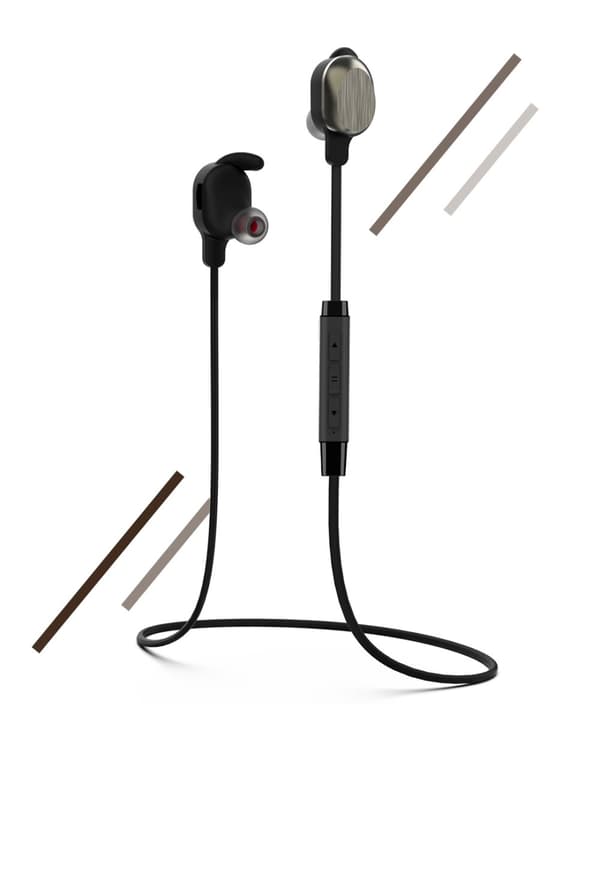 By WK Sporty Bluetooth Earphone, BD350, Sort