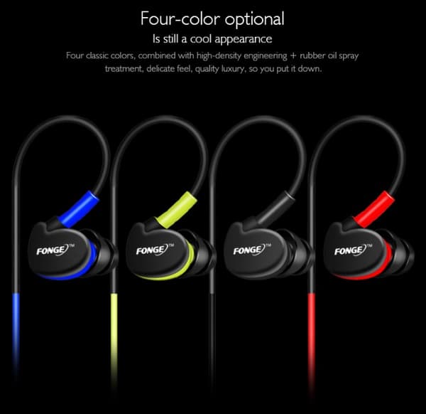 Sport In-ear Hörlurar med Mic (Earphone)