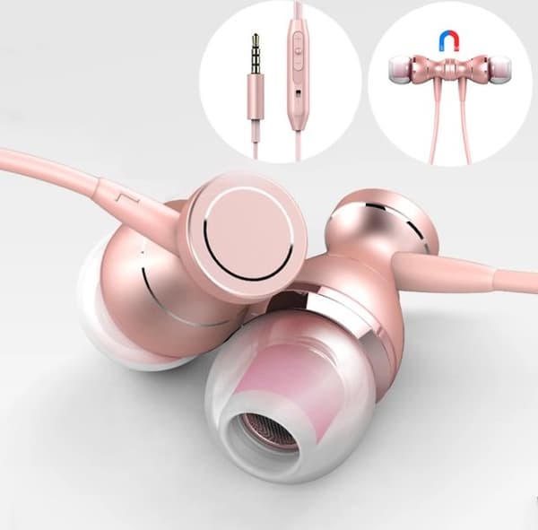 TOMKAS In-ear Magnetic Earphone With Mic In-lineControl