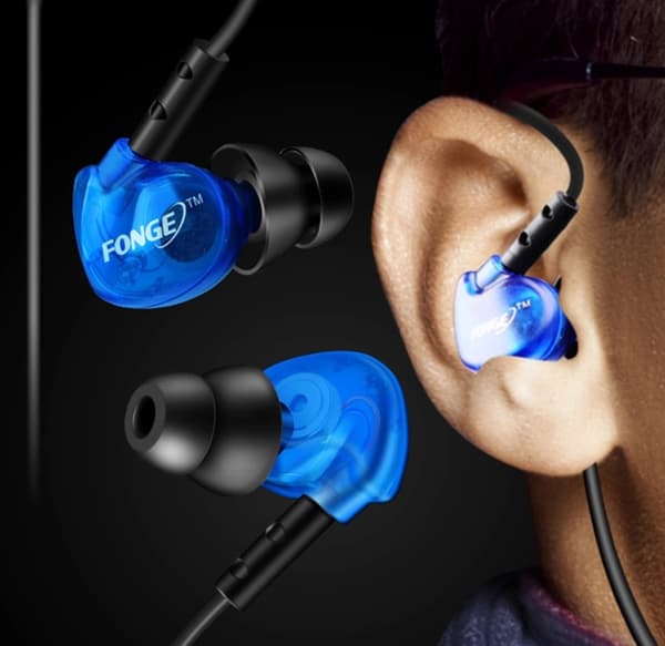 FONGE Sport In-ear Hörlurar med Mic (Earphone)