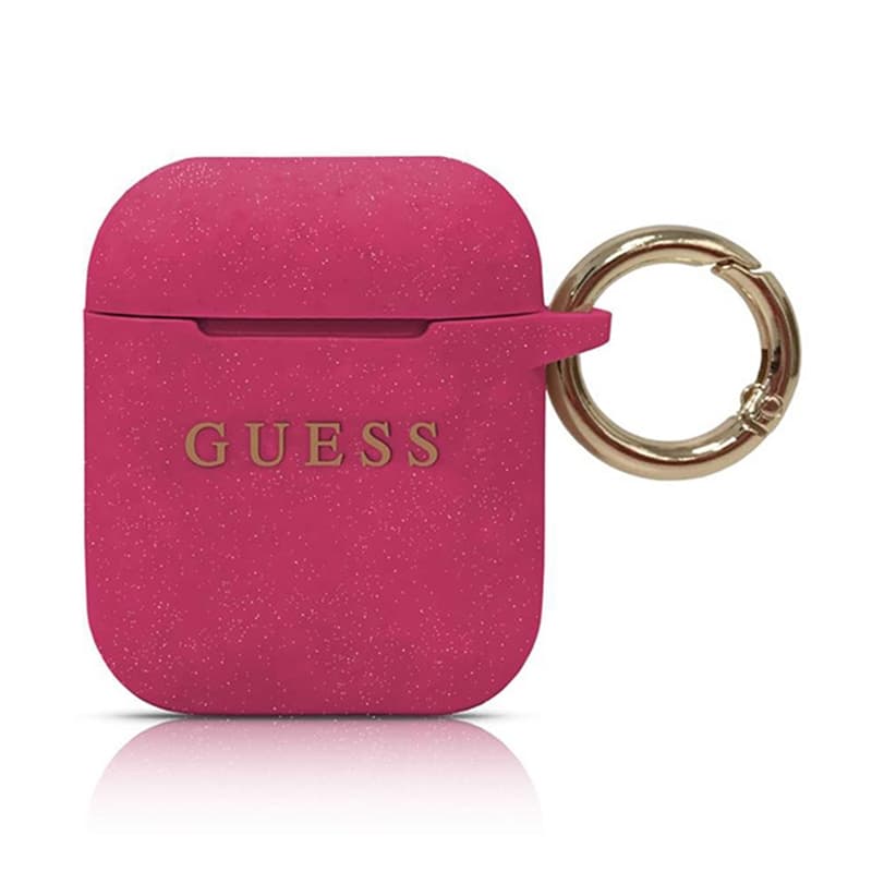 Guess Skyddsfodral till Apple Airpods, Vinröd