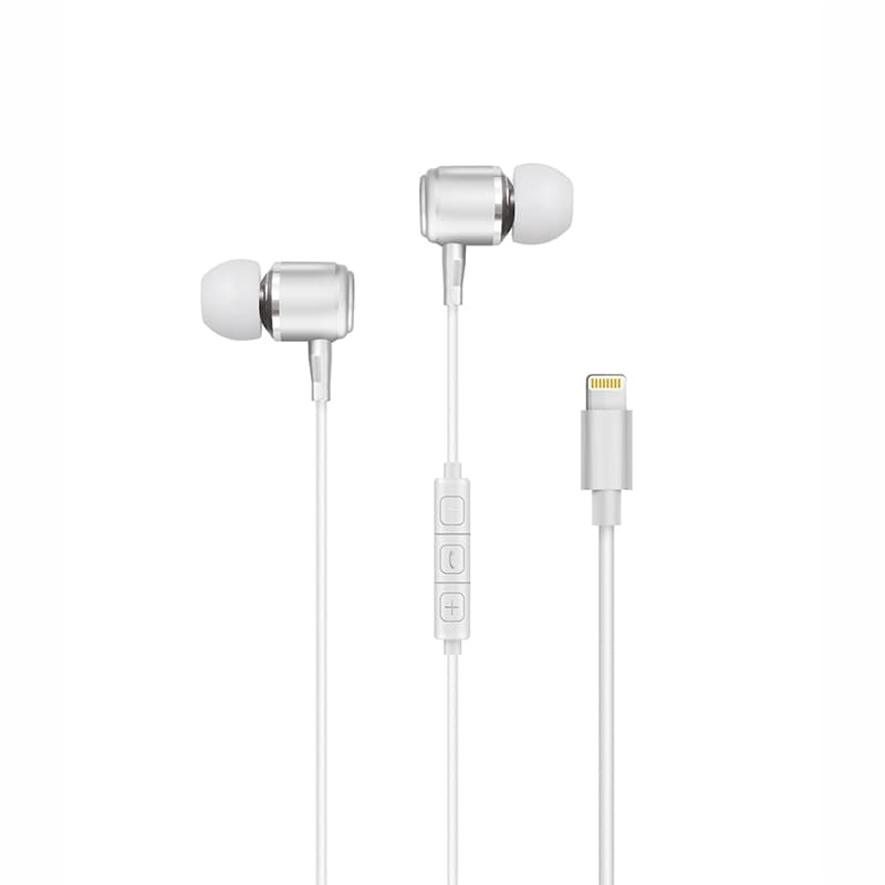 Music Soul, In-Ear hörlurar med Lightning-kontakt, Vit