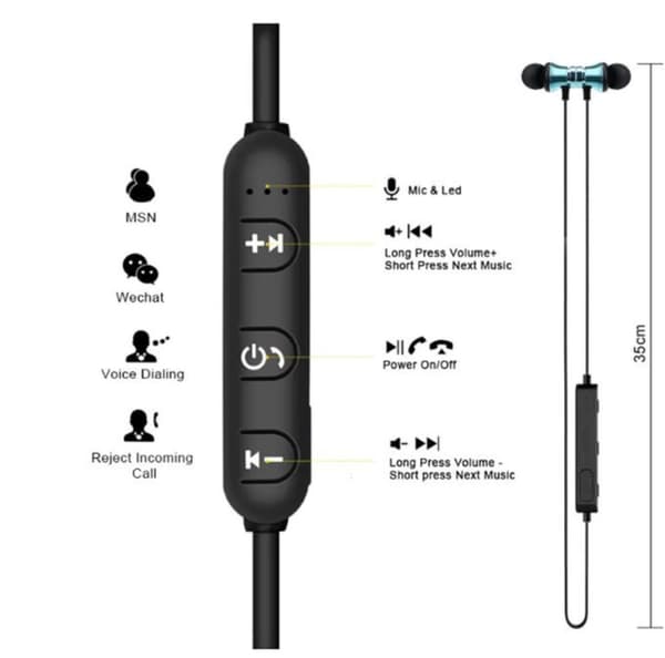 Bluetooth Headphones  4.2 silver