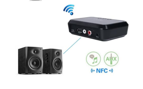 Bluetooth Audio Receiver Adapter NFC-aktiverad