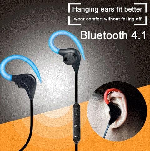 bluetooth hörlurar röd