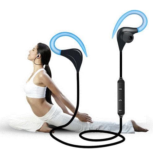 bluetooth hörlurar röd