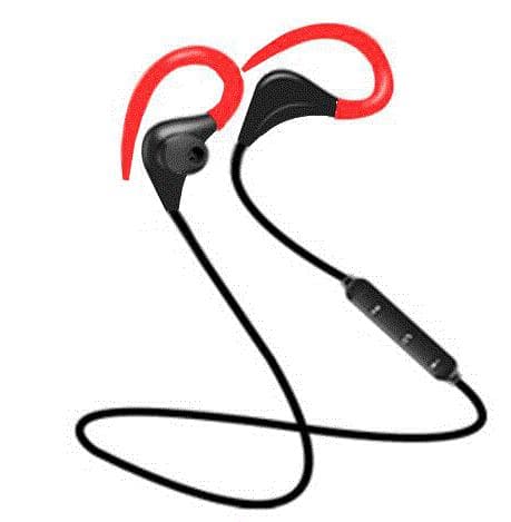 bluetooth hörlurar röd