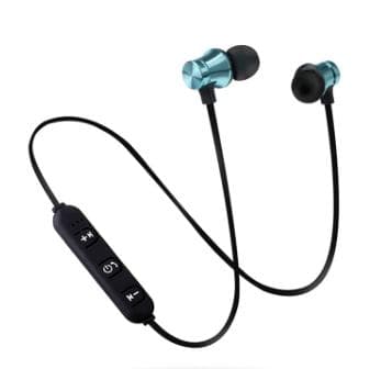 Magnetiska  Bluetooth Sporthörlurar svart