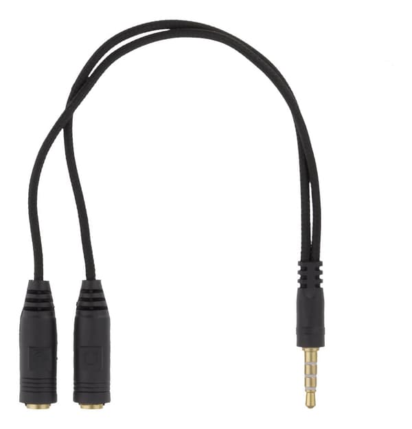 DH210 Stereo headset 2x3.5 mm connectors 40 mm drivers, LED