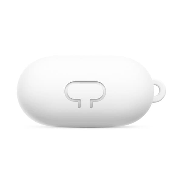 Silikonskal Med Karbinhake Apple AirPods Vit
