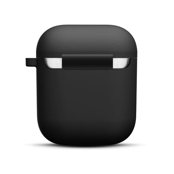 Silikonskal Med Karbinhake Apple AirPods Svart