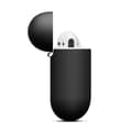 Miniatyrbild 4 av 5: Silikonskal Med Karbinhake Apple AirPods Svart