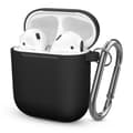Miniatyrbild 1 av 5: Silikonskal Med Karbinhake Apple AirPods Svart
