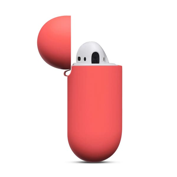 Silikonskal Med Karbinhake Apple AirPods Röd