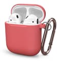 Miniatyrbild 1 av 5: Silikonskal Med Karbinhake Apple AirPods Röd