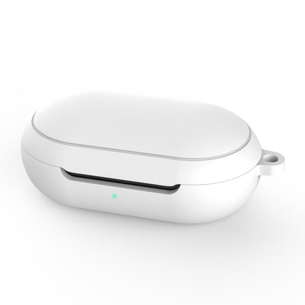 Silikonskal Med Karbinhake Galaxy Buds/Buds Plus Vit