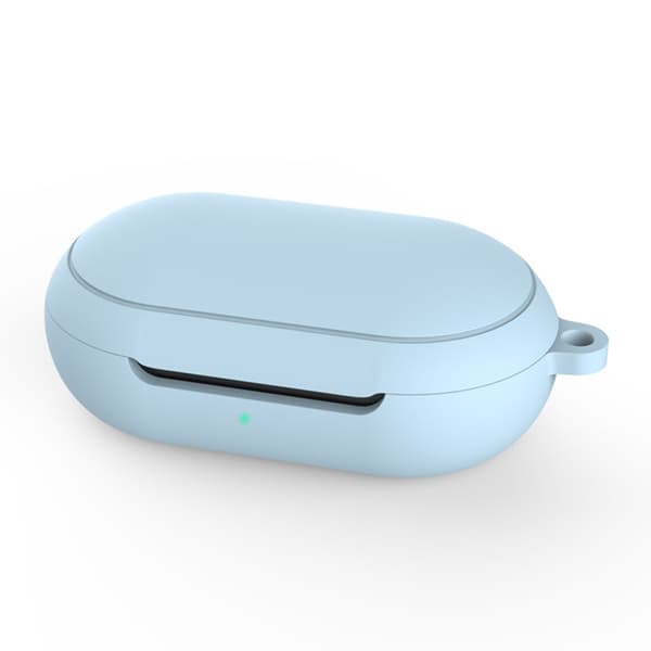 Silikonskal Med Karbinhake Galaxy Buds/Buds Plus Himmelsblå