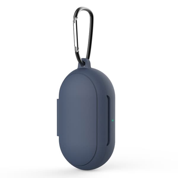 Silikonskal Med Karbinhake Galaxy Buds/Buds Plus Blå