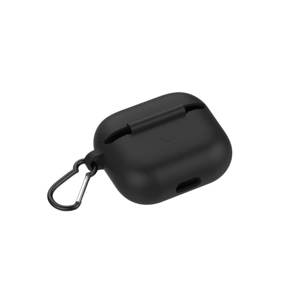 Silikonskal Med Karbinhake AirPods 3 Svart
