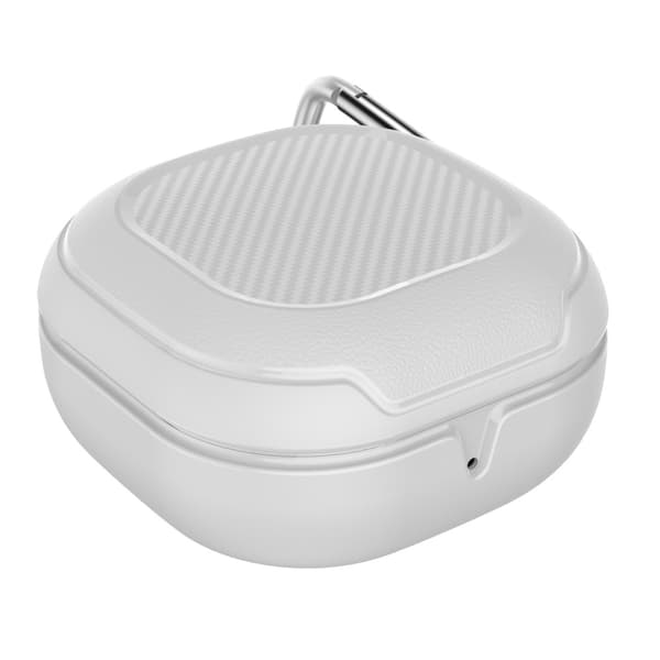 Stöttåligt Skal Med Karbinhake Galaxy Buds Live/Pro Vit