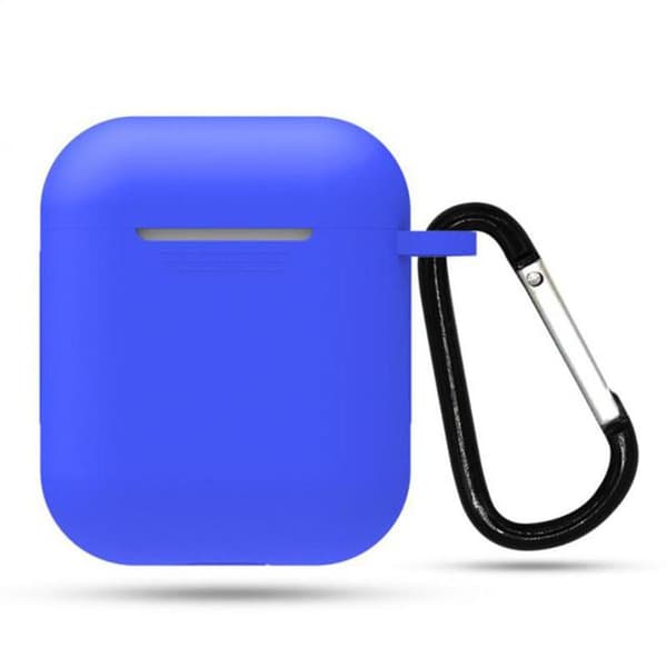 Skyddande Stilrent Silikonfodral till Airpods Blå Blå