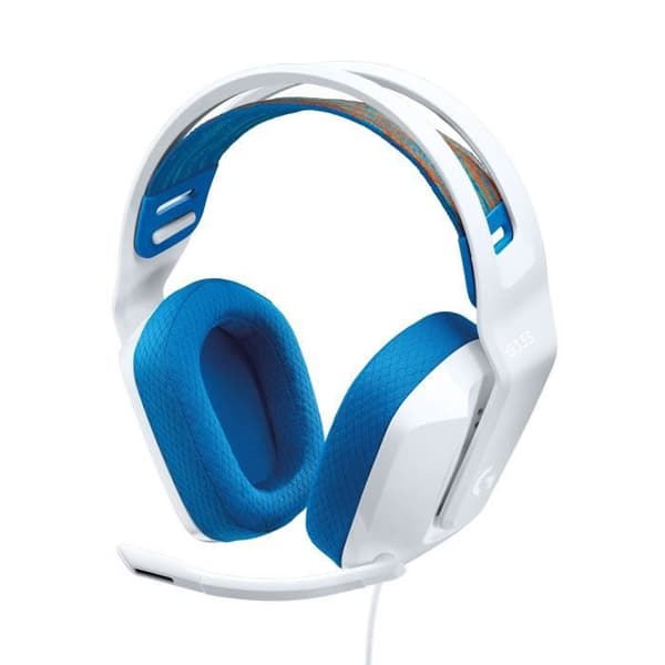 GAMING Hörlurar - Lätta - LOGITECH G - G335 WIRED - VIT - Discord Certified
