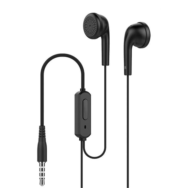 Slittåliga Bekväma Q1 Mijiaer 3.5mm AUX Hörlurar Svart