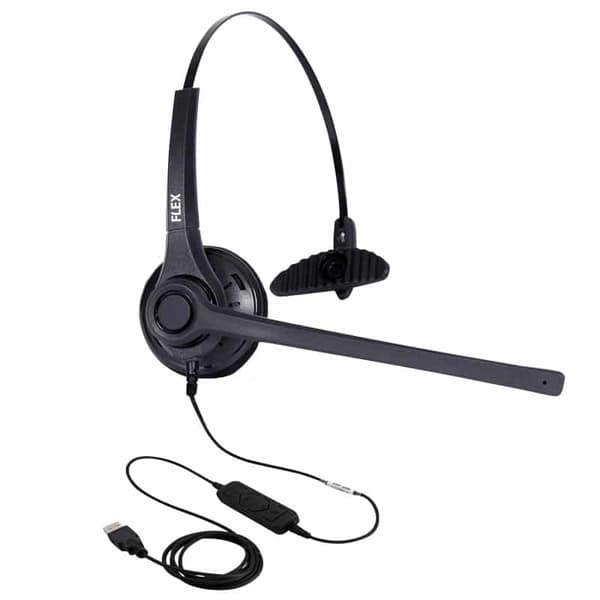 USB-headset | FLEX link USB mono  | PC / Mac |