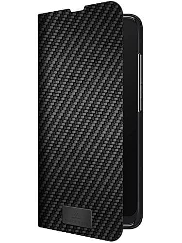 Black Rock Booklet Flex Carbon för Samsung Galaxy A51, Black (00187181)