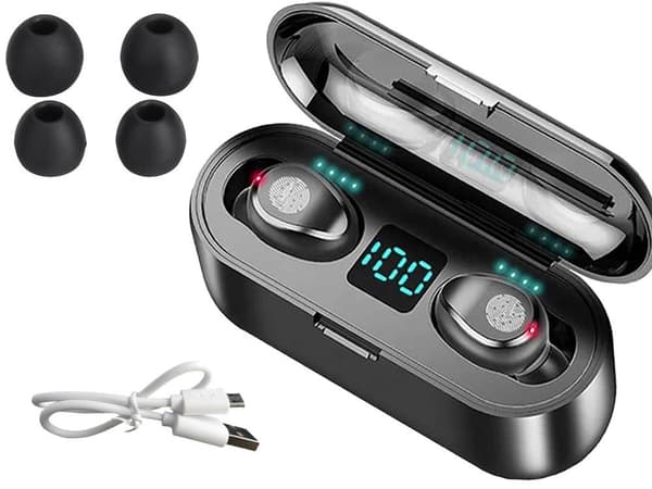 Trådlösa hörlurar In ear med Laddbox