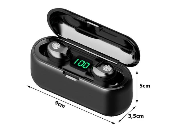 Trådlösa hörlurar In ear med Laddbox