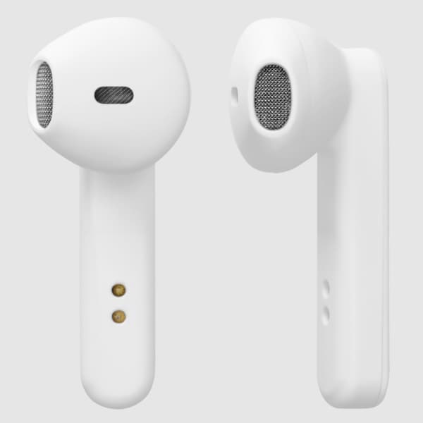 STREETZ True Wireless Stereo hörlurar med laddetui - Vit